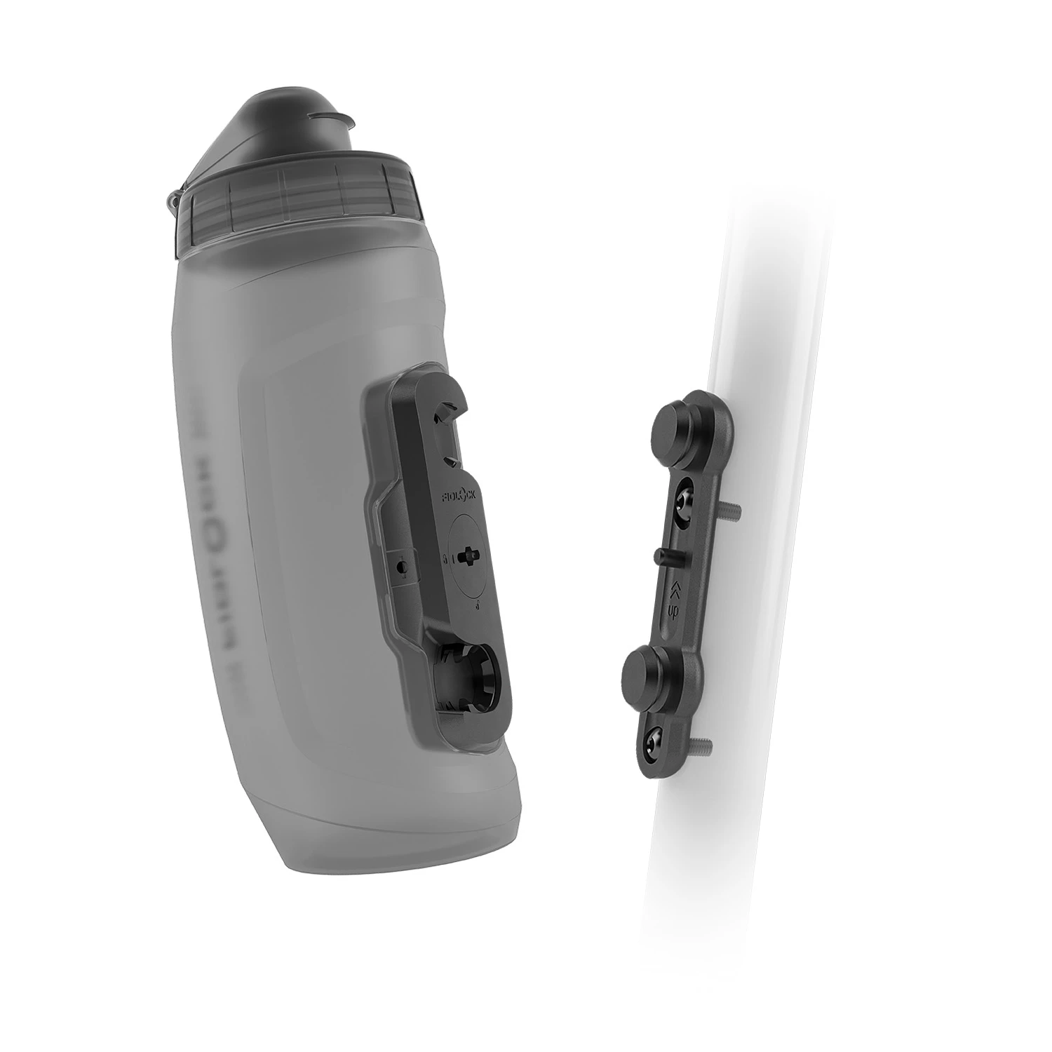Fidlock TWIST 590ml Water Bottle + Bike Base - Trans Black - Image 4