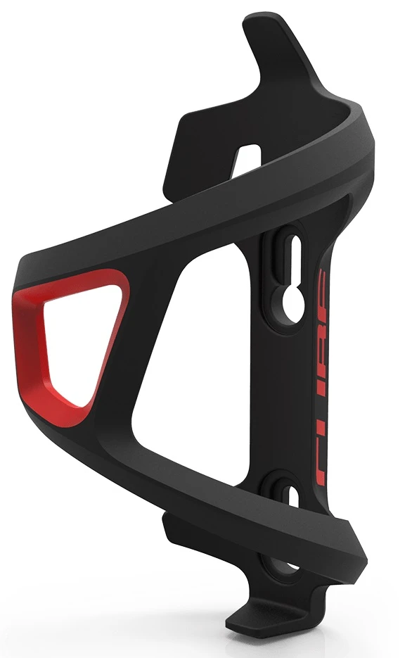 Cube HPP Left-Hand Sidecage Bottle Cage - Black/White - Image 5