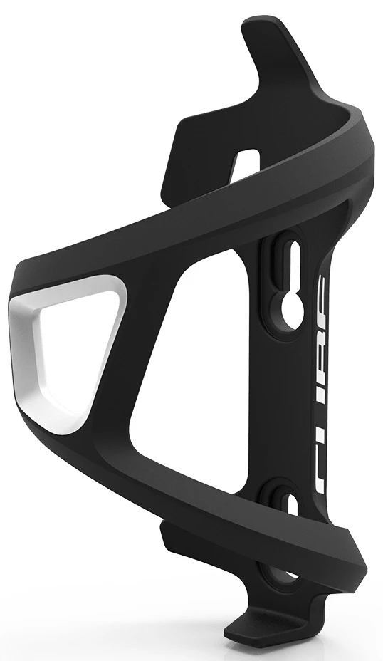 Cube HPP Left-Hand Sidecage Bottle Cage - Black/White