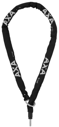 AXA RLC 140cm/5.5mm Plug-In Chain Lock - Black