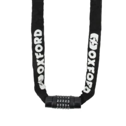 Oxford Combi Chain8 Combination Chain Lock - 8mm X 2.0m - Black