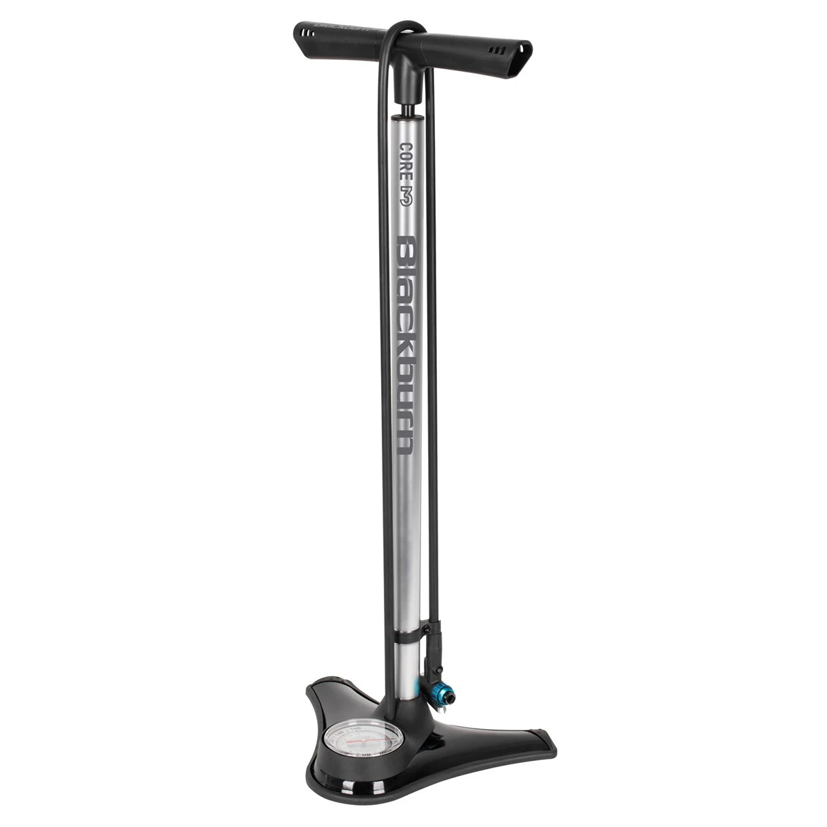 Blackburn Core 3 Floor Pump - Silver - Image 2