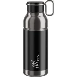 Elite Mia Stainless Steel Bottle - 650ml - Black/Silver