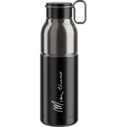 Elite Mia Thermo Stainless Steel Bottle - 550ml - Black/Silver