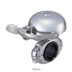 Cateye OH-2300A Hibiki Aluminium Bell - Polished Silver