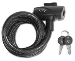 Cube RFR Spiral Cable Lock 12x1800mm - Black/White