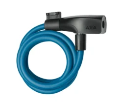 AXA Resolute Key Cable Lock - 120cm/8mm - Royal Purple