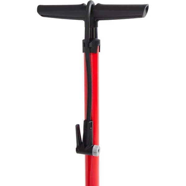 M Part Essential Floor / Track Pump - 180psi - Red - Image 3
