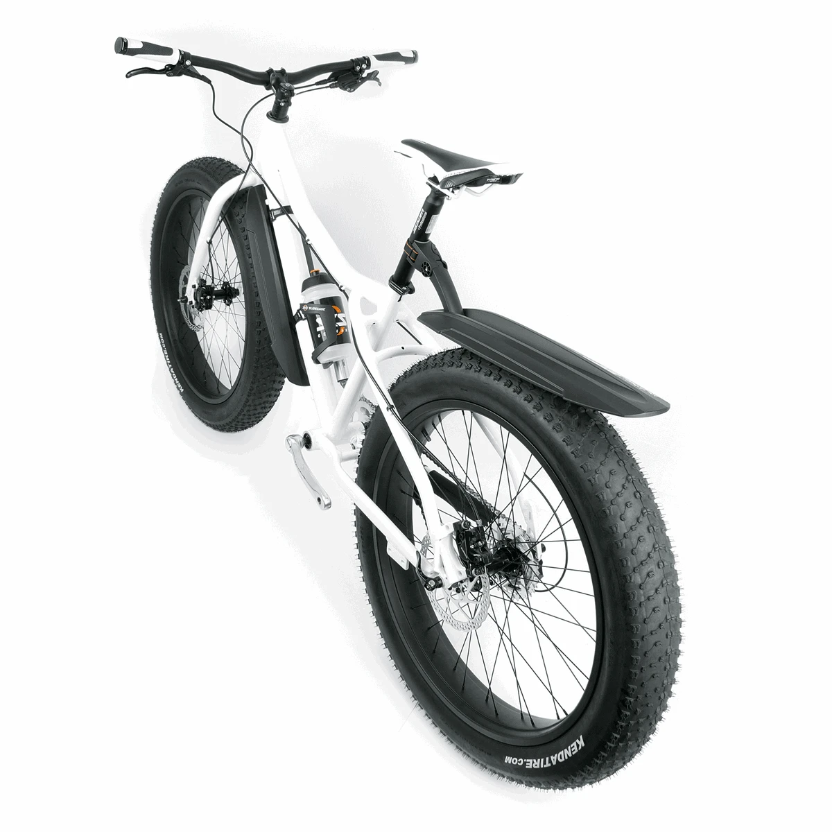 SKS FatBoard Extra Wide MTB Mudguard Set - Black - Image 3